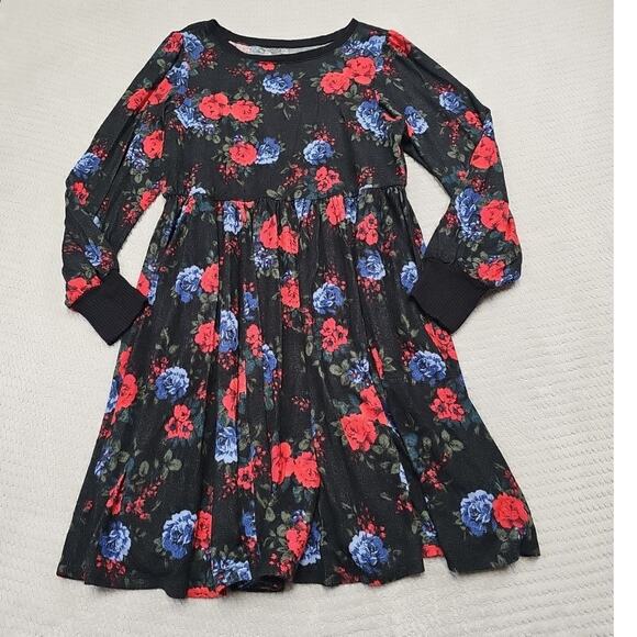 Torrid Dress Womens 1 Super Soft Knits Floral Print Pockets Plush - Picture 1 of 6